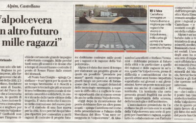 Valpolcevera, “Un altro futuro per mille ragazzi” – La Repubblica 12 dicembre 2021