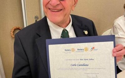 Liceo Tecnologico Sperimentale, Rotary premia il presidente di Alpim Carlo Castellano